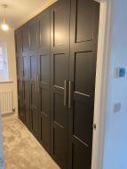 6 door fitted hinged wardrobes with caraway designer doors